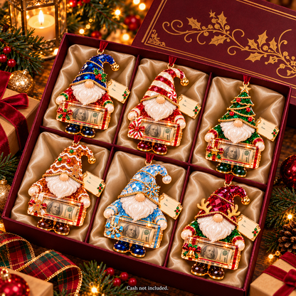 Christmas Gnome Money Holder Ornaments – 6 Festive Designs with Gift Tags