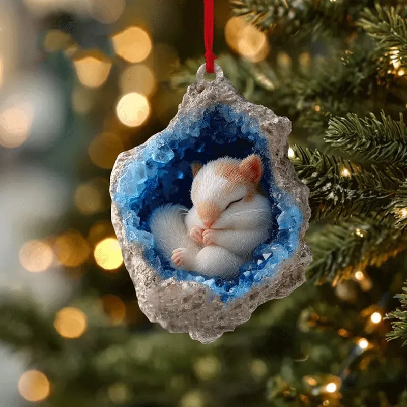 🎄Early Bird Christmas Sale 50% OFF | Geode Animal Ornaments