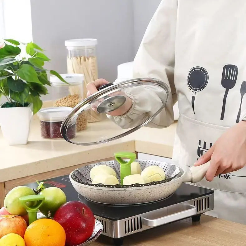 Vegetable Steamer Basket for Cooking Food, Stainless Steel Veggie Steam Basket for Pot 🥦 - image 2