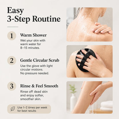 💖 Hot Sale 49%OFF✨Soft Rubber Exfoliating Shower Glove - image 3