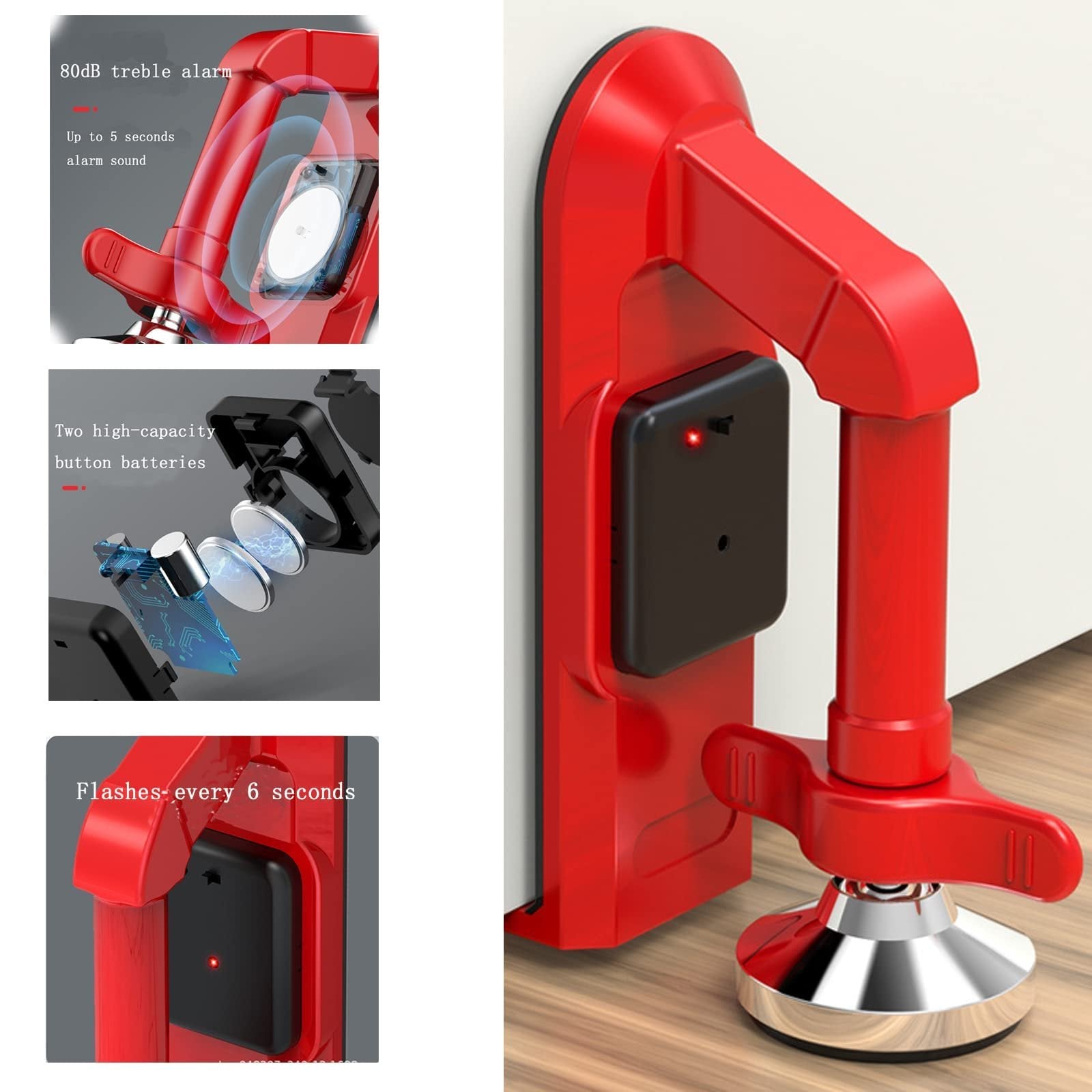 Portable Door Security Lock, Door Jammer - image 3
