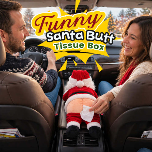 Funny Christmas Tissue Box Cover