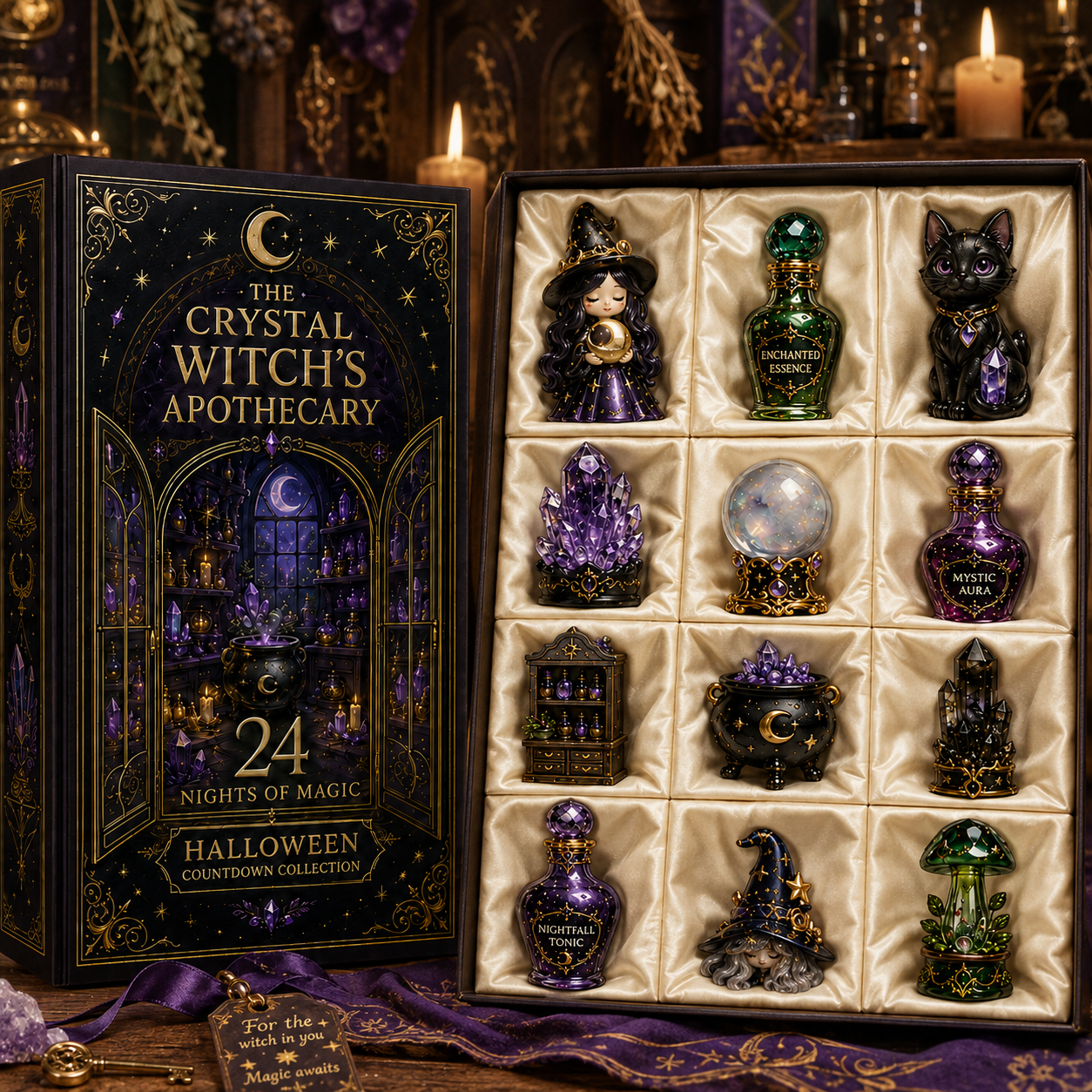 The Crystal Witch’s Apothecary Advent Calendar 2026 – 24 Nights of Magical Miniatures