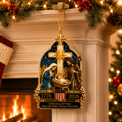 🔥Last 30pcs🔥✨Nativity scene Christmas tree ornament