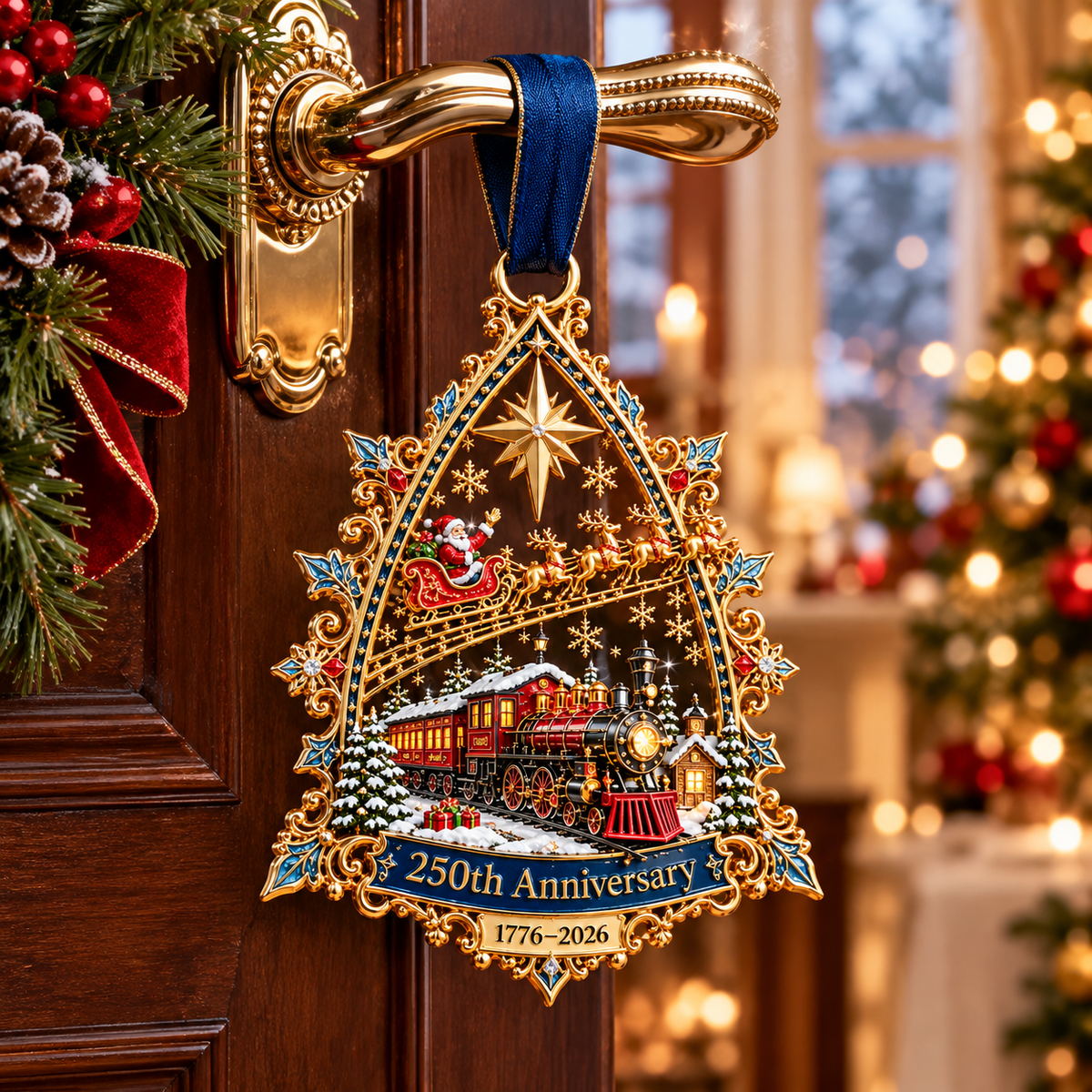 🔥2026 250th Anniversary Christmas Express Collector Ornament