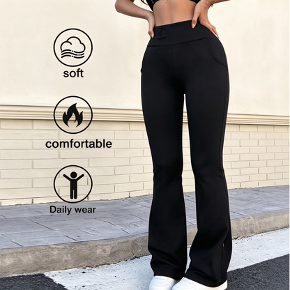 Women's Soft High-Stretch Micro-Flare Yoga Pants 👖