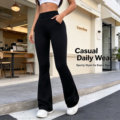 Women's Soft High-Stretch Micro-Flare Yoga Pants 👖