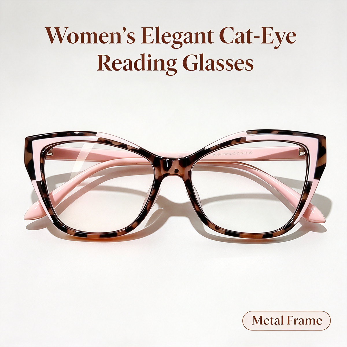 Women's Elegant Cat-Eye Metal Frame Reading Glasses 🕶️
