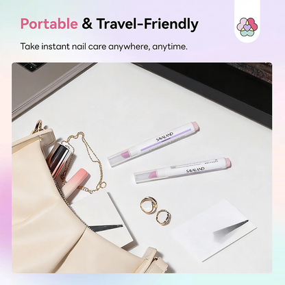 2PCS 2‑In‑1 Cuticle Remover Pen, Ceramic 45° Tip With Lemon Oil 💅 - image 13