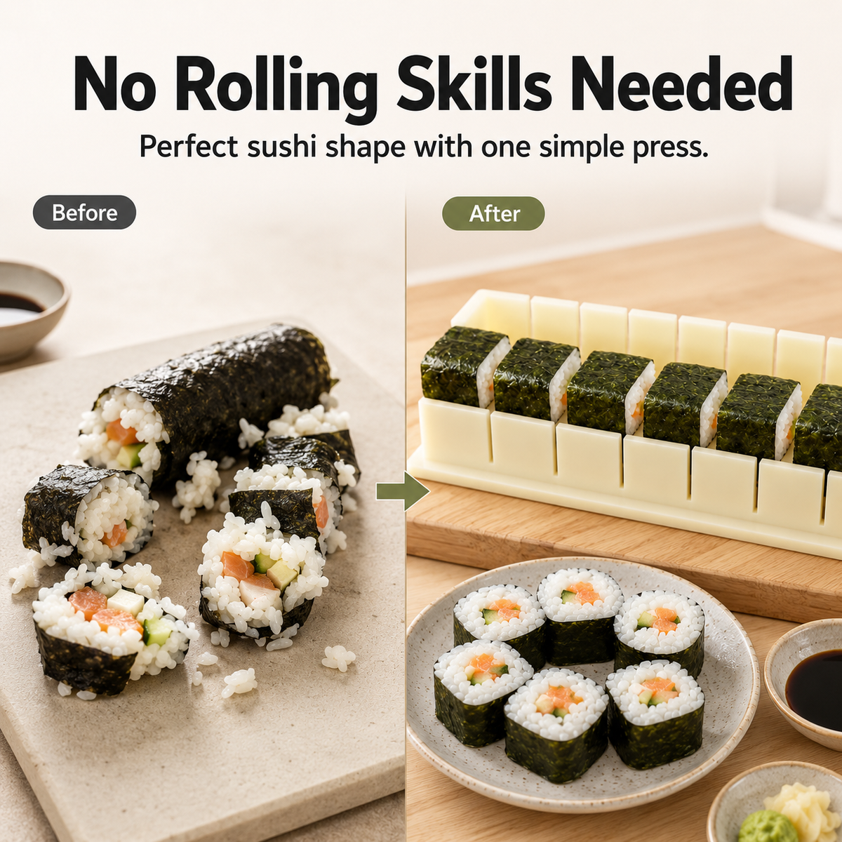 🍣 50% OFF Sushi Maker Mold – Perfect Homemade Rolls Made Easy - image 2
