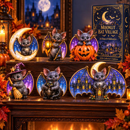 2026 Moonlit Bat Village Halloween Advent Calendar – 24 Unique  Bat Collectibles in a Deluxe Gift Box