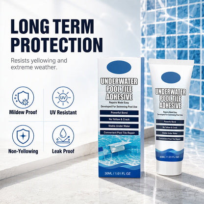 🥳2026 HOT SALE🥳💞50K+ SOLD!💦High Strength Underwater Pool Tile Adhesive🛠️
