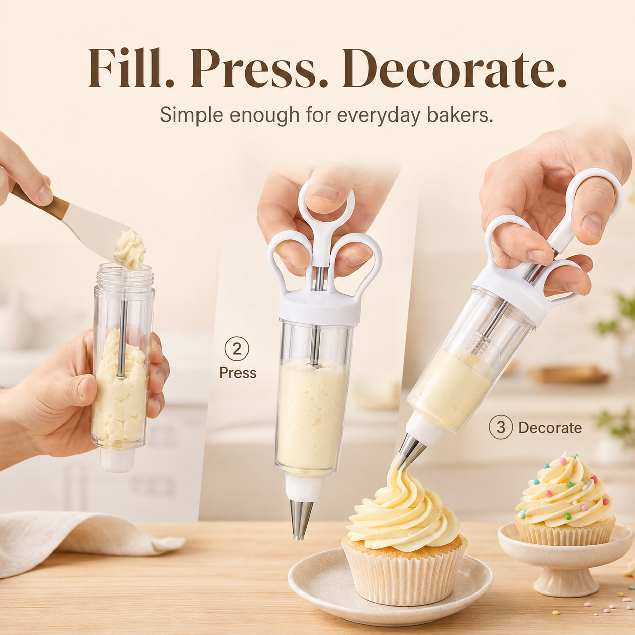 🧁 Easy Cake Decorating Gun – Beautiful Piping Made Simple - image 3