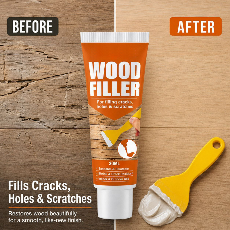 Wood Filler for Cracks and Holes 🛠️ - image 5