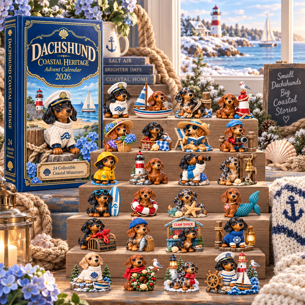 24 Days by the Sea — Dachshund Coastal Heritage Advent Calendar 2026