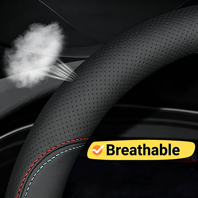 Universal Silicone Steering Wheel Cover, Non‑Slip Soft Grip All Season Car Steering Wheel Protector 🚗 - image 6
