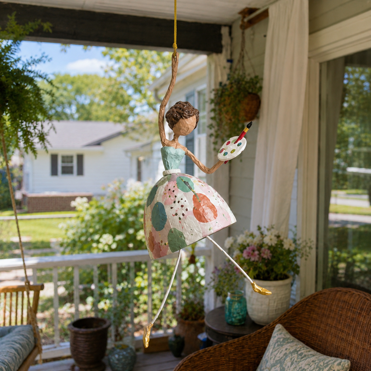 🌈Whimsical Dancing Lady Hanging Ornament - image 16