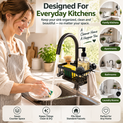 ✨ Faucet Sink Organizer Rack – Keep Your Kitchen Sink Clean & Clutter-Free - image 6