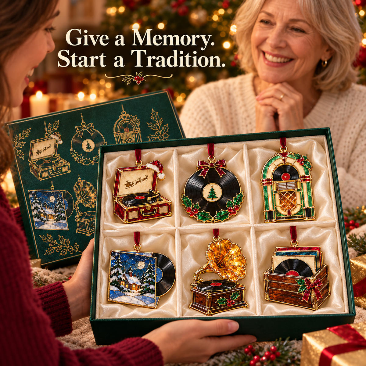 Vintage Music Christmas Ornaments – 6 Nostalgic Designs for Music Lovers