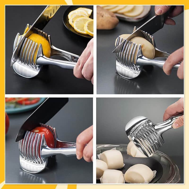🔥 50% OFF TODAY – 2-Pack Stainless Steel Kitchen Slicing Guide - image 3