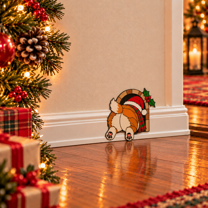 Funny Christmas Baseboard Decorations – 5 Playful Holiday Designs