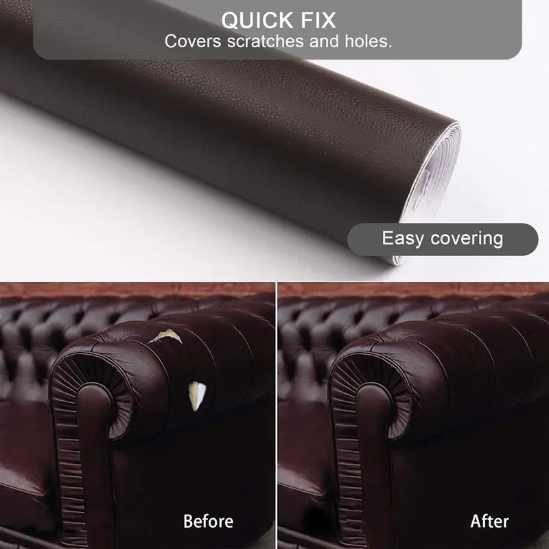 20*54 Inch Self-Adhesive Leather Sticker Patch Cuttable Sofa Repair ✨