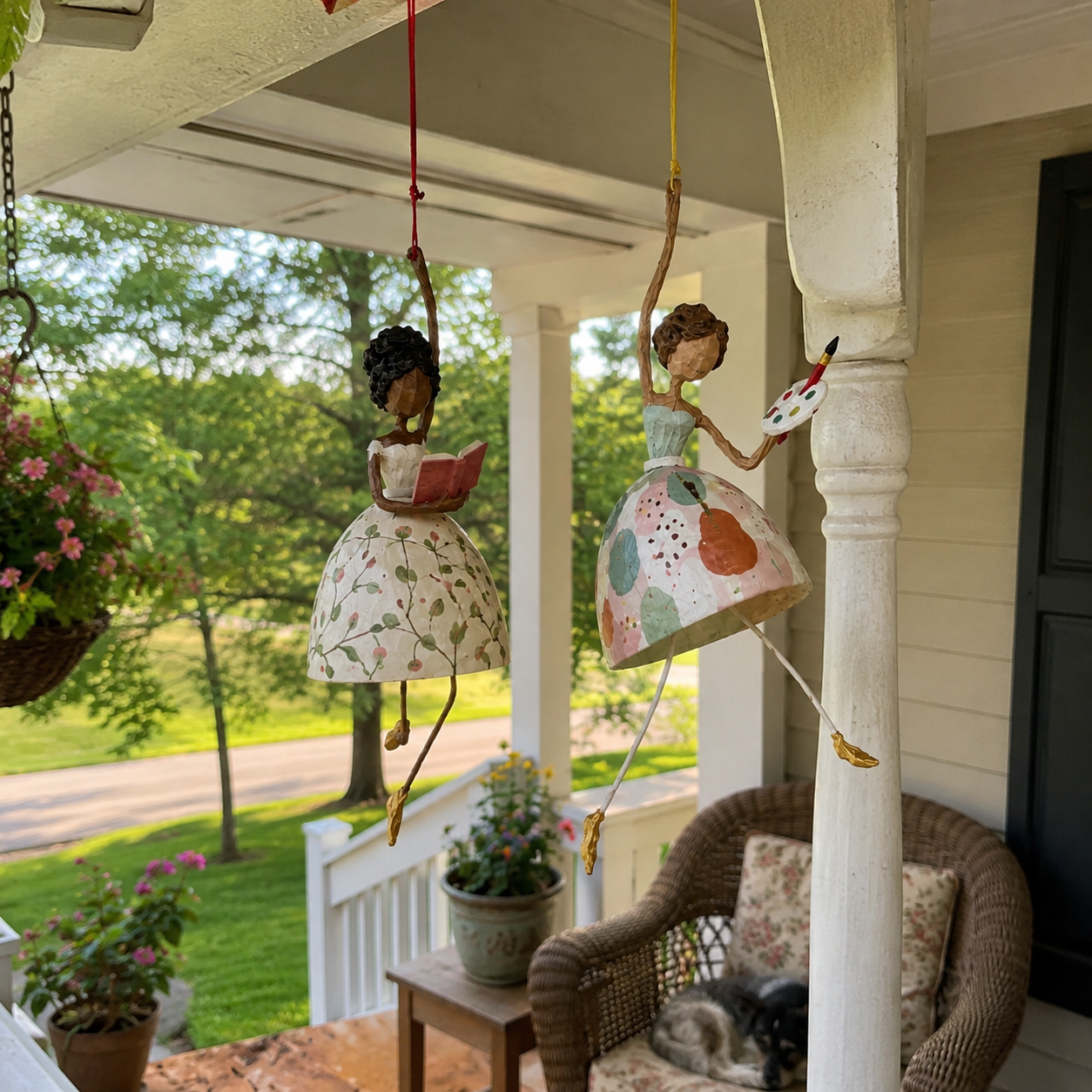 🌈Whimsical Dancing Lady Hanging Ornament - image 17