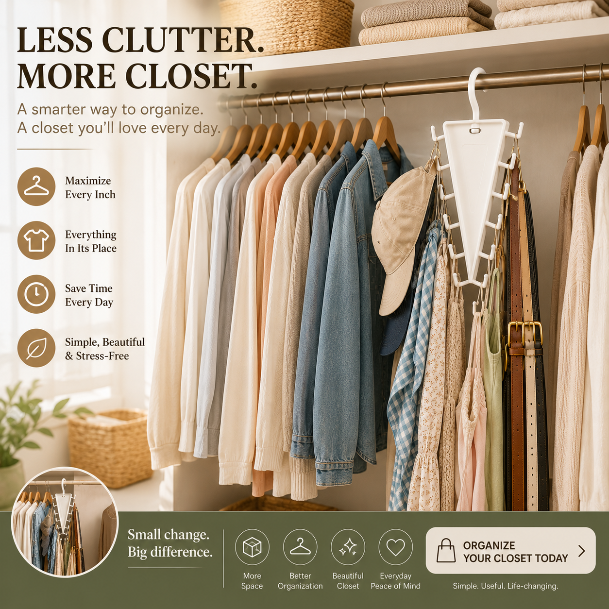 👚 12-Hook Rotating Closet Organizer – Save Space & Keep Accessories Organized - image 6