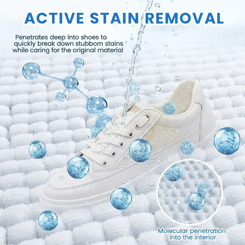 🔥 Limited-Time 49% OFF👟White Shoe Cleaning Cream | Waterless Stain Remover with Sponge - image 2