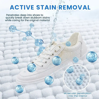🔥 Limited-Time 49% OFF👟White Shoe Cleaning Cream | Waterless Stain Remover with Sponge - image 2