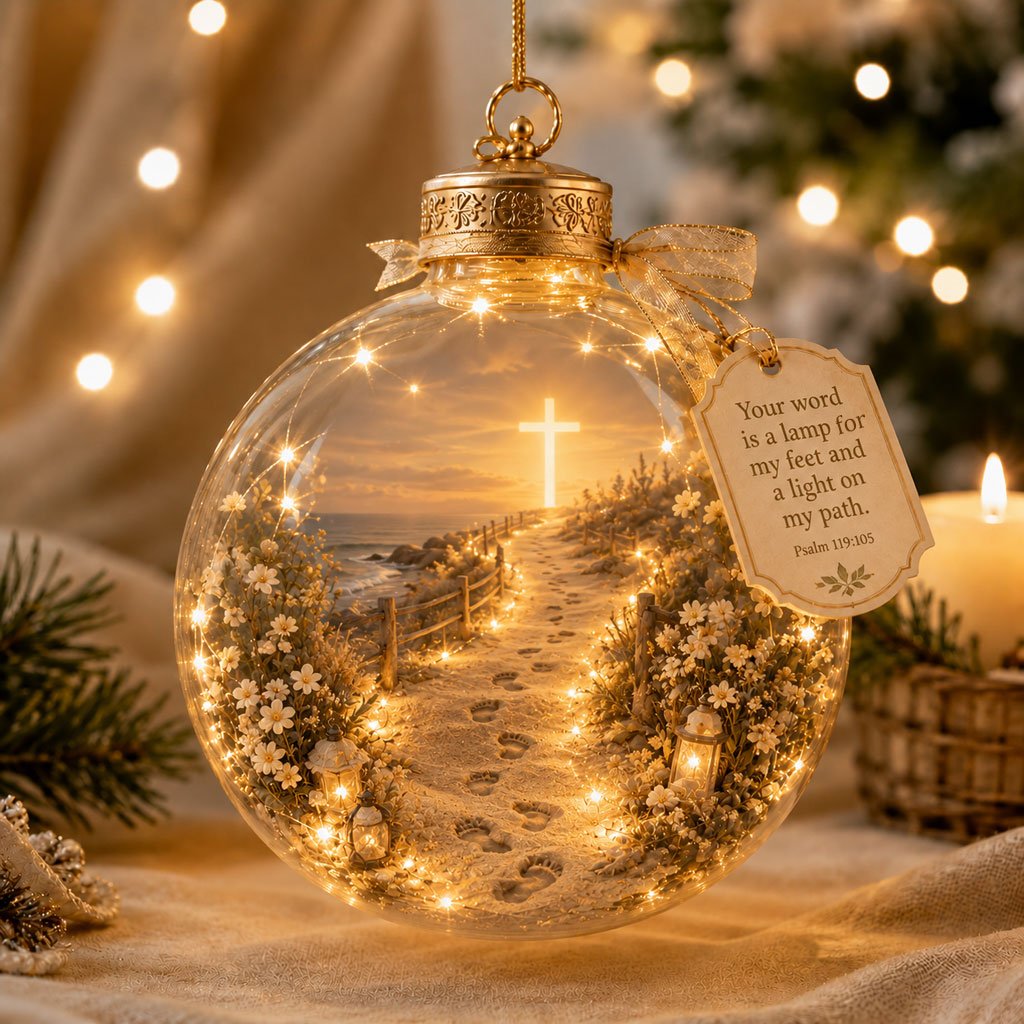 🔥Last Day 50% OFF - Illuminated Christian Scripture Keepsake Ornaments - image 2