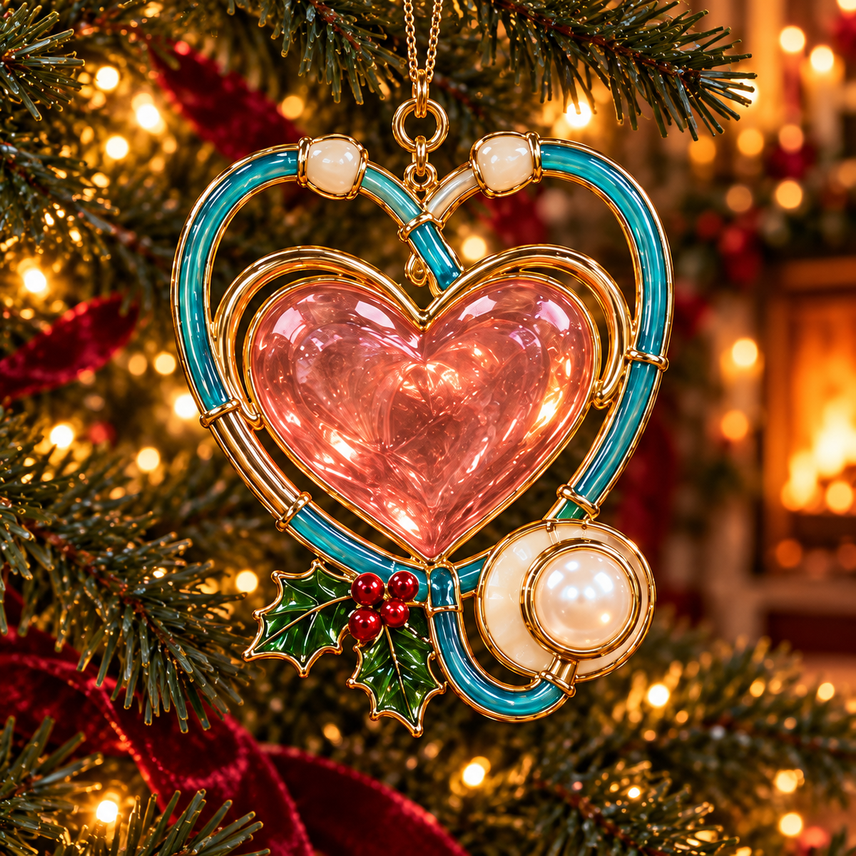 ✨ 2026 Nurse Appreciation Stained Glass Christmas Ornaments – Set of 6
