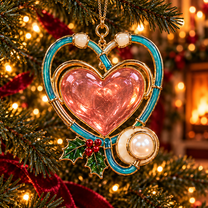 ✨ 2026 Nurse Appreciation Stained Glass Christmas Ornaments – Set of 6