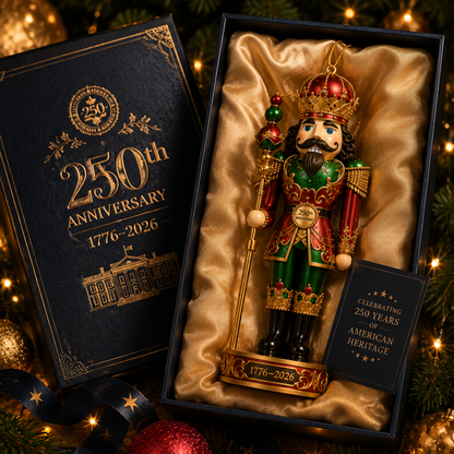 Limited anniversary edition✨2026 America 250th Anniversary Royal Nutcracker King Christmas Ornament