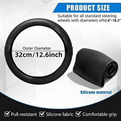 Universal Silicone Steering Wheel Cover, Non‑Slip Soft Grip All Season Car Steering Wheel Protector 🚗 - image 7