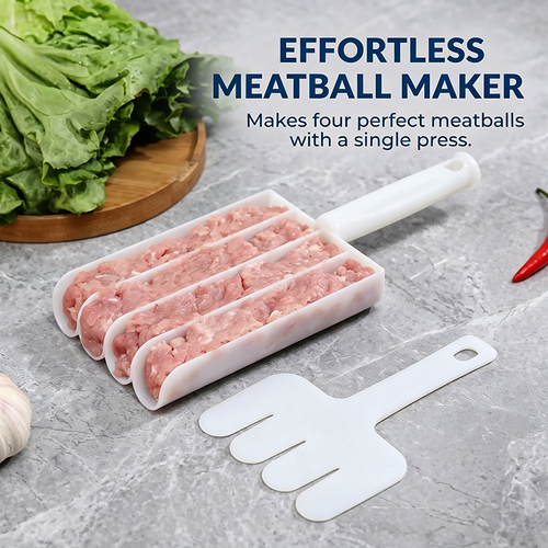 Creative Kitchen Triple Meatball Maker, Meatball Shaper Kitchen Triple Meat Tenderiser Meat Baller 🍳 - image 1