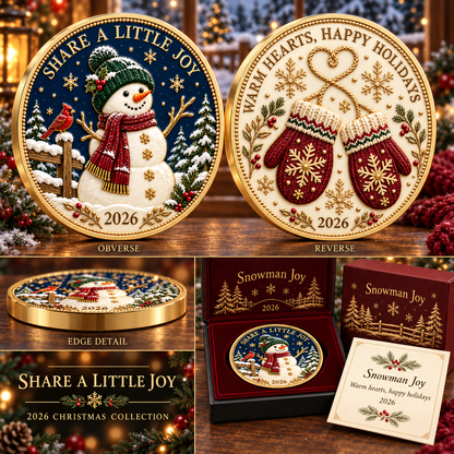 2026 Christmas Memories Coin Collection – 6 Festive Designs, Double-Sided Details & Timeless Holiday Charm