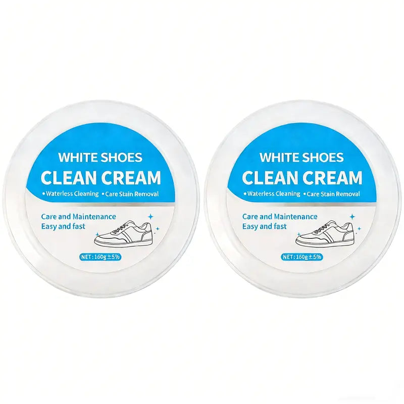 🔥 Limited-Time 49% OFF👟White Shoe Cleaning Cream | Waterless Stain Remover with Sponge - image 9