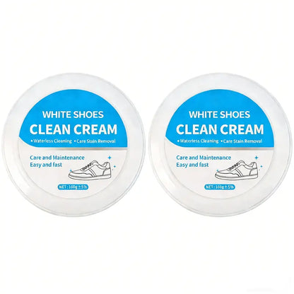 🔥 Limited-Time 49% OFF👟White Shoe Cleaning Cream | Waterless Stain Remover with Sponge - image 9