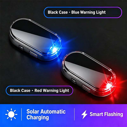 2PCS Solar Powered Fake Car Alarm Light, Auto Light Sensor LED Simulated Security Warning Light🚨 - image 15
