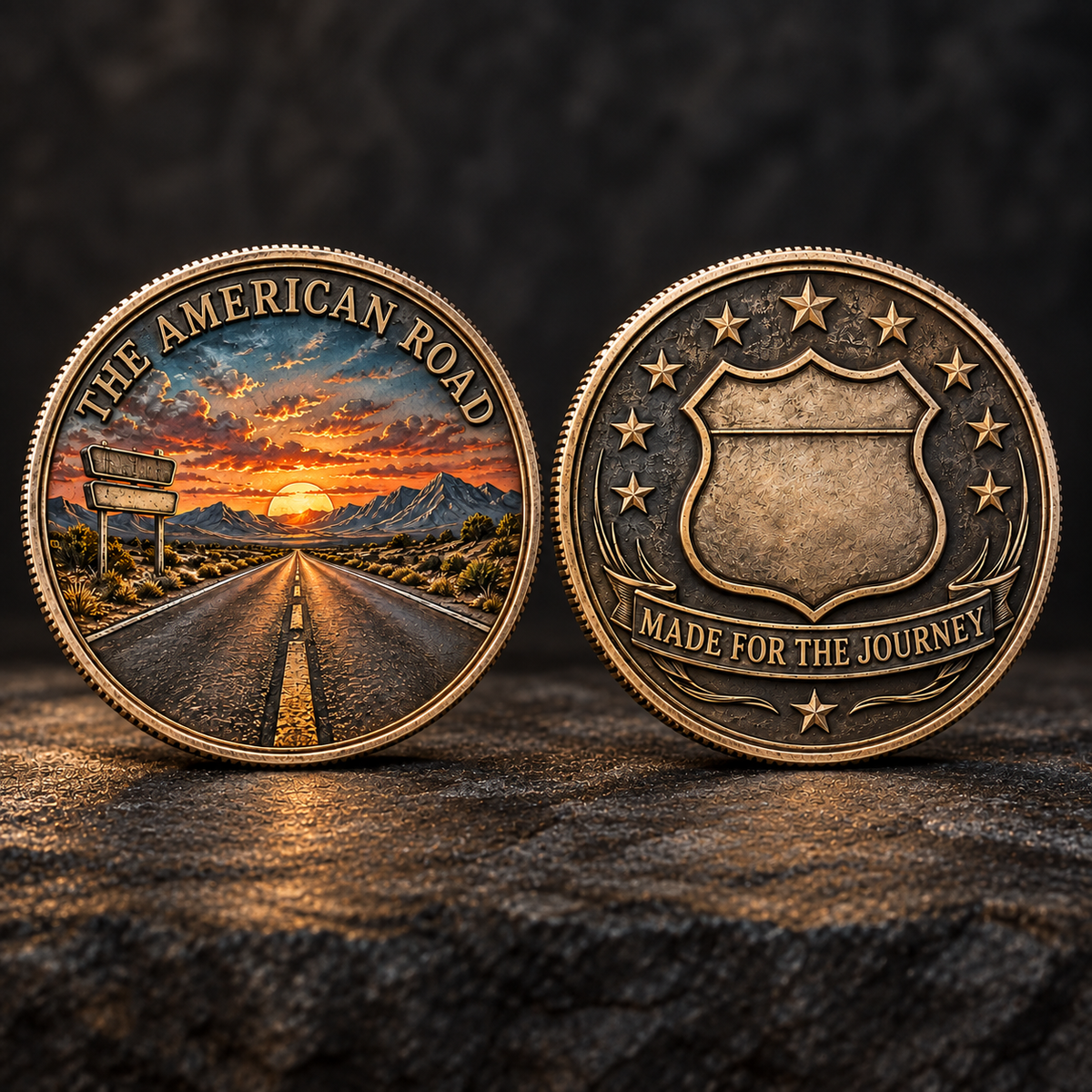 🎉🇺🇸 Limited Edition! 🔥The American Road Commemorative Coin