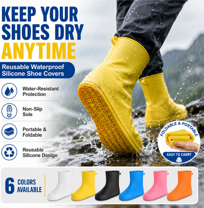 Stop Soaked Sneakers! Heavy-Duty Rain Shoe Covers – Anti-Slip & Fold Into Your Bag 🌧️ - image 1