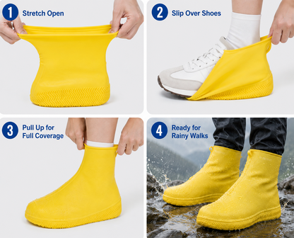 Stop Soaked Sneakers! Heavy-Duty Rain Shoe Covers – Anti-Slip & Fold Into Your Bag 🌧️ - image 3