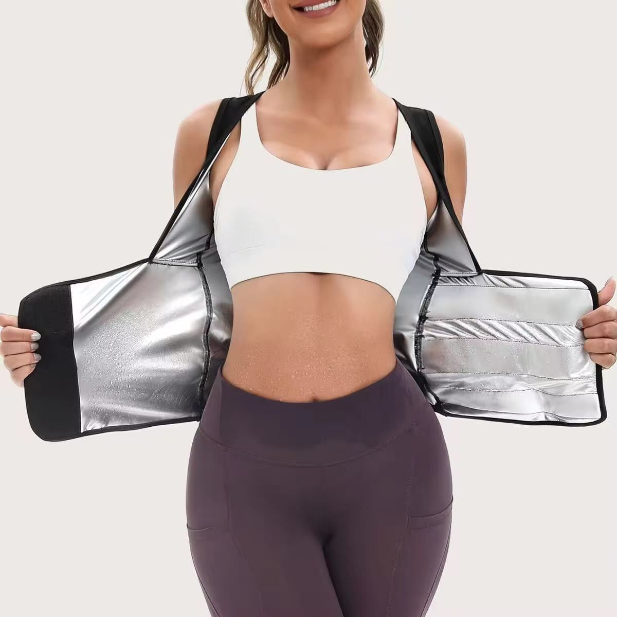Women's Zip-Up Compression Shapewear Vest - Athletic Active Tops 🏋️‍♀️ - image 12