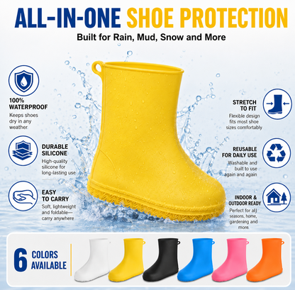 Stop Soaked Sneakers! Heavy-Duty Rain Shoe Covers – Anti-Slip & Fold Into Your Bag 🌧️ - image 8