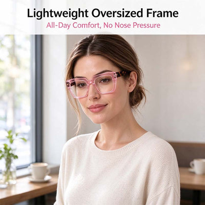 Unisex Progressive Multifocal Photochromic Reading Eyeglasses, UV-Protective Photochromic Lenses 👓
