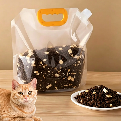 5pcs/pack Grain Sealed Bags, Transparent Food Storage Bags, Moisture-Proof and Pest-Resistant🌾 - image 9