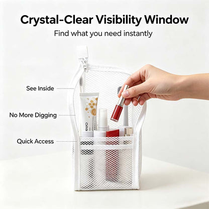 Standing Toiletry Bag Waterproof Foldable Travel Makeup Organizer🎒 - image 9