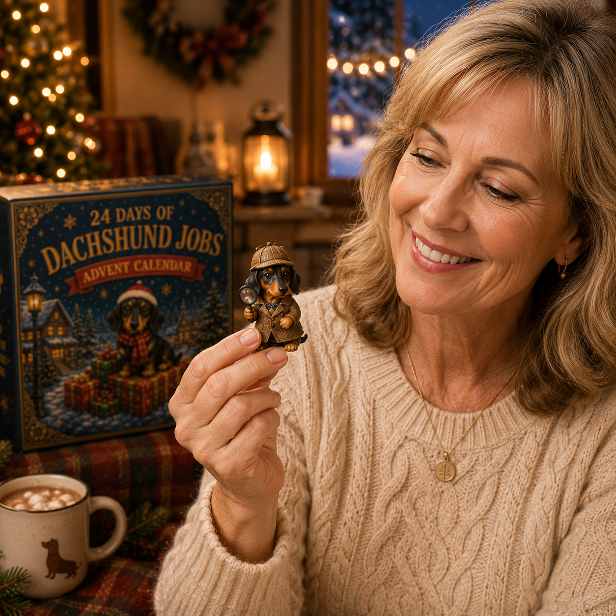 24 Days of Dachshund Jobs Advent Calendar 2026 – 24 Unique Collectible Dachshund Miniatures, Christmas Countdown Gift for Dog Lovers