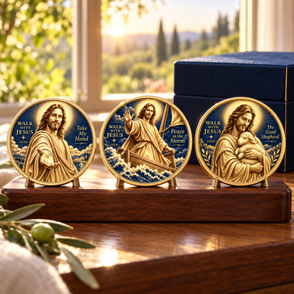 2026 Walk with Jesus Coin Collection – 6 Double-Sided Keepsakes of Faith, Hope & Love